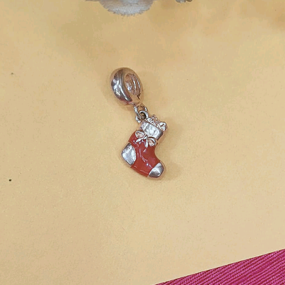Red Christmas Stocking Charm
